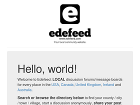 'edefeed.com' screenshot
