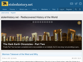 'stolenhistory.net' screenshot