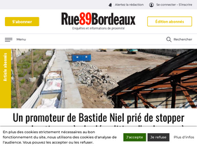 'rue89bordeaux.com' screenshot