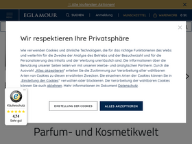 'eglamour.de' screenshot