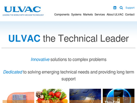 'ulvac.com' screenshot