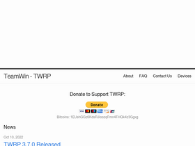'twrp.me' screenshot