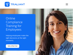 'traliant.com' screenshot