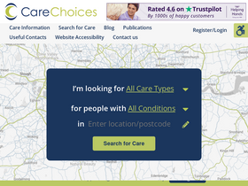 'carechoices.co.uk' screenshot