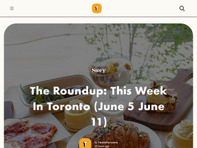 'tastetoronto.com' screenshot