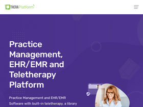 'theraplatform.com' screenshot