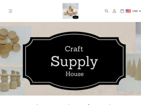 thecraftsupplyhouse.com homepage screenshot