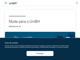 'unibh.br' screenshot