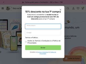 calonodedo.pt homepage screenshot