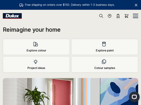 'dulux.com.au' screenshot