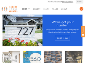 modernhousenumbers.com