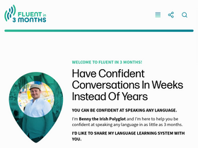 'fluentin3months.com' screenshot