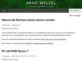 'arnowelzel.de' screenshot