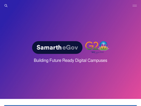 'smvduadm.samarth.edu.in' screenshot