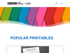'everydaychaosandcalm.com' screenshot