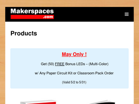 'makerspaces.com' screenshot