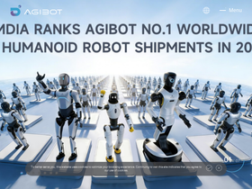 agibot.com homepage screenshot