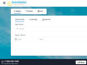 'travelation.com' screenshot