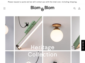 blomenblom.com homepage screenshot
