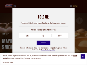 'snickers.com' screenshot