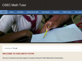 'csecmathtutor.com' screenshot