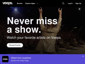 'veeps.com' screenshot