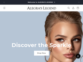 alegraslegend.com homepage screenshot