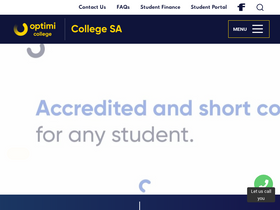 'collegesa.edu.za' screenshot