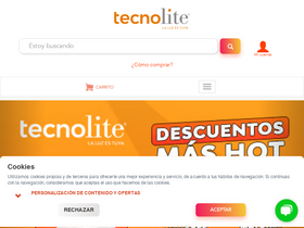 'tecnolite.mx' screenshot