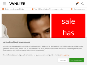'vanlier.nl' screenshot