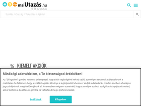 'maiutazas.hu' screenshot