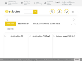 'solectroshop.com' screenshot