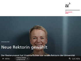 'unibe.ch' screenshot