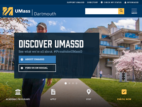 'umassd.edu' screenshot