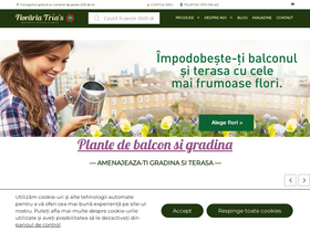 'florariatrias.ro' screenshot