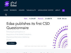 'edaa.sa' screenshot