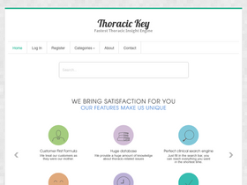 'thoracickey.com' screenshot