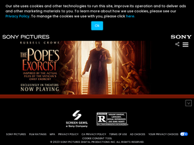 'thepopes-exorcist.movie' screenshot