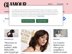 'glamour.mx' screenshot