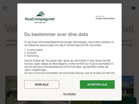 'huscompagniet.dk' screenshot