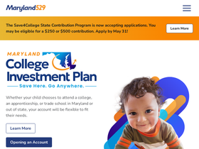 'maryland529.com' screenshot