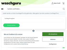 'waschguru.de' screenshot