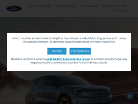 'ford.hu' screenshot