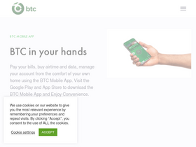 'onlineapp.btc.bw' screenshot