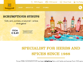 'sonnentor.com' screenshot