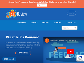 'elireview.com' screenshot