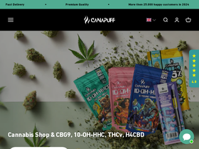 Canapuff website screenshot