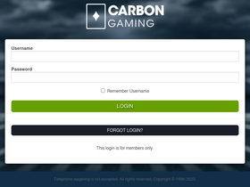 'carbongaming.ag' screenshot