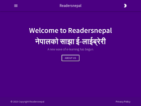 'readersnepal.com' screenshot
