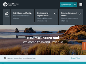 'services.ird.govt.nz' screenshot